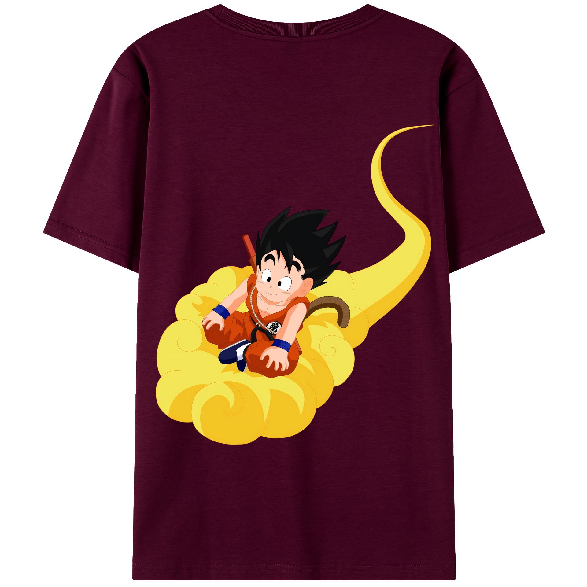 （画像用） ドラゴンボール 孫悟空（そん ごくう）Son Goku カカロット DRAGON BALL Kakarotto レディース半袖Tシャツ(バックプリント)